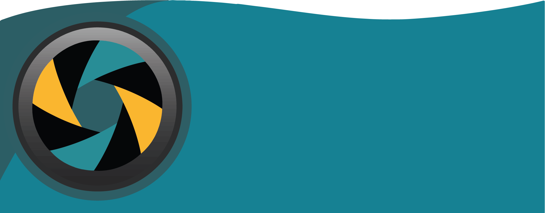 background blue with logo Focus